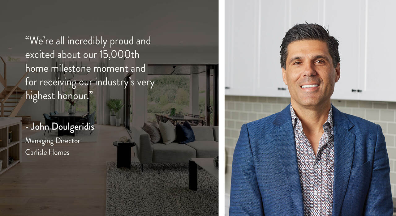 This month marks an incredible milestone for Carlisle Homes – we’re handing over the keys to our 15,000th home.