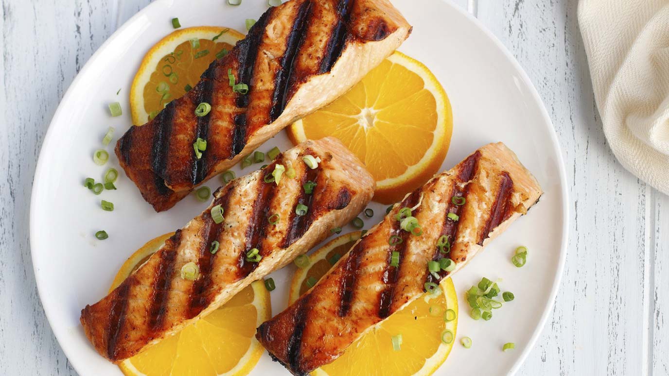 Honey Ginger Grilled Salmon