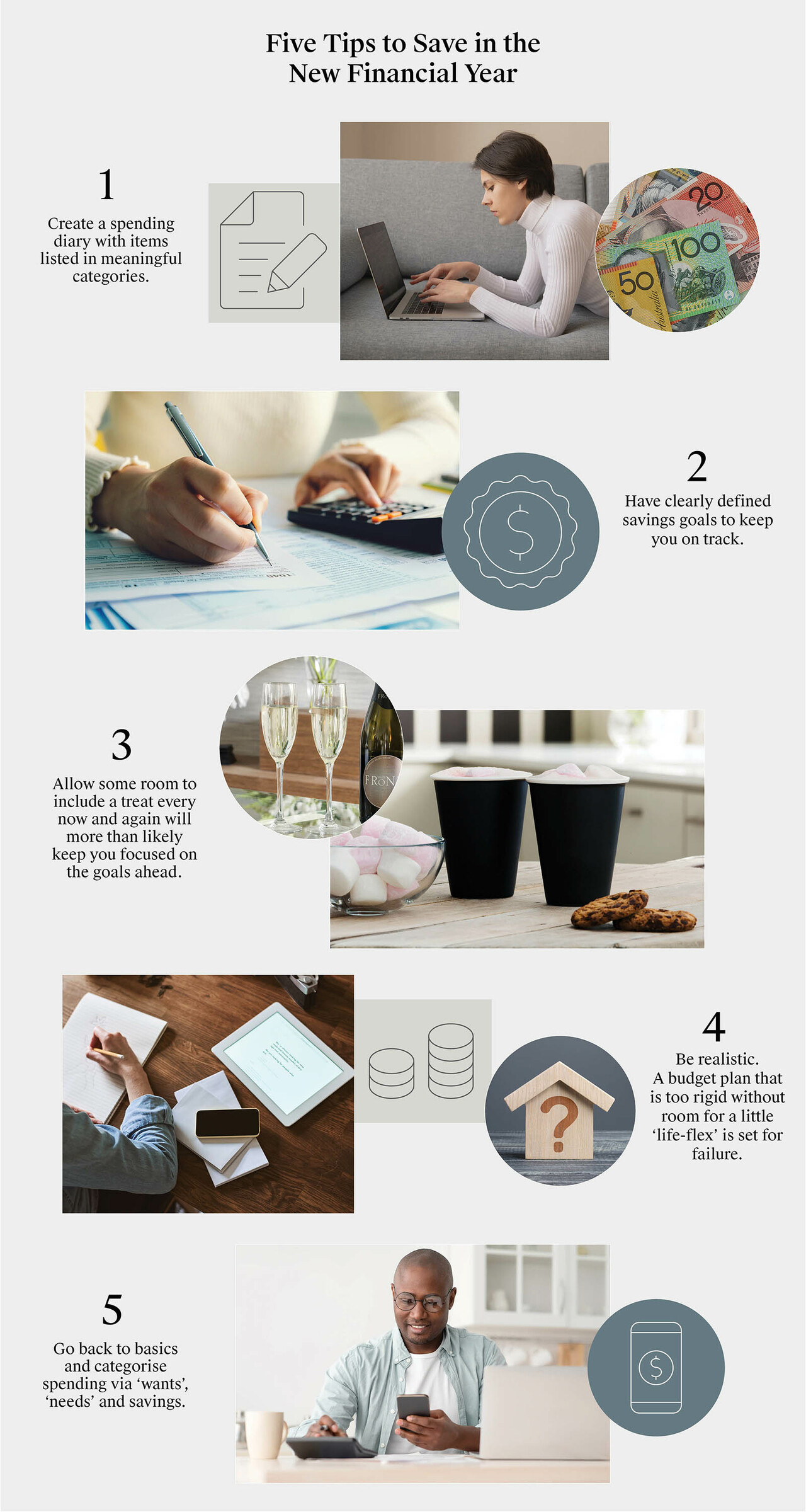 Create a Savings Budget for the New Financial Year