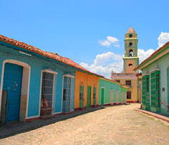 Colorful Street in Cuba