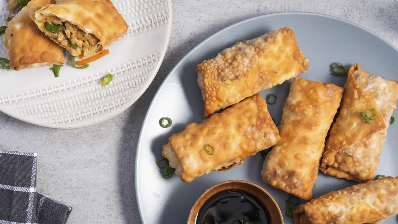 air fryer chicken egg rolls