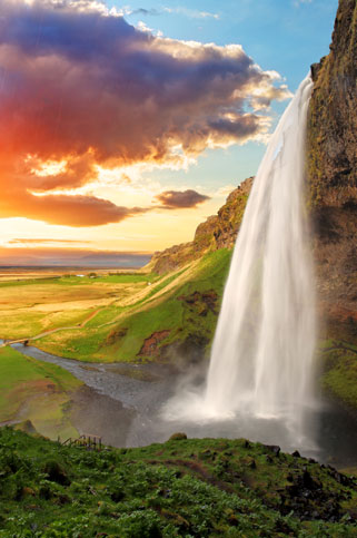 Seljalandsfoss Waterfall, Iceland