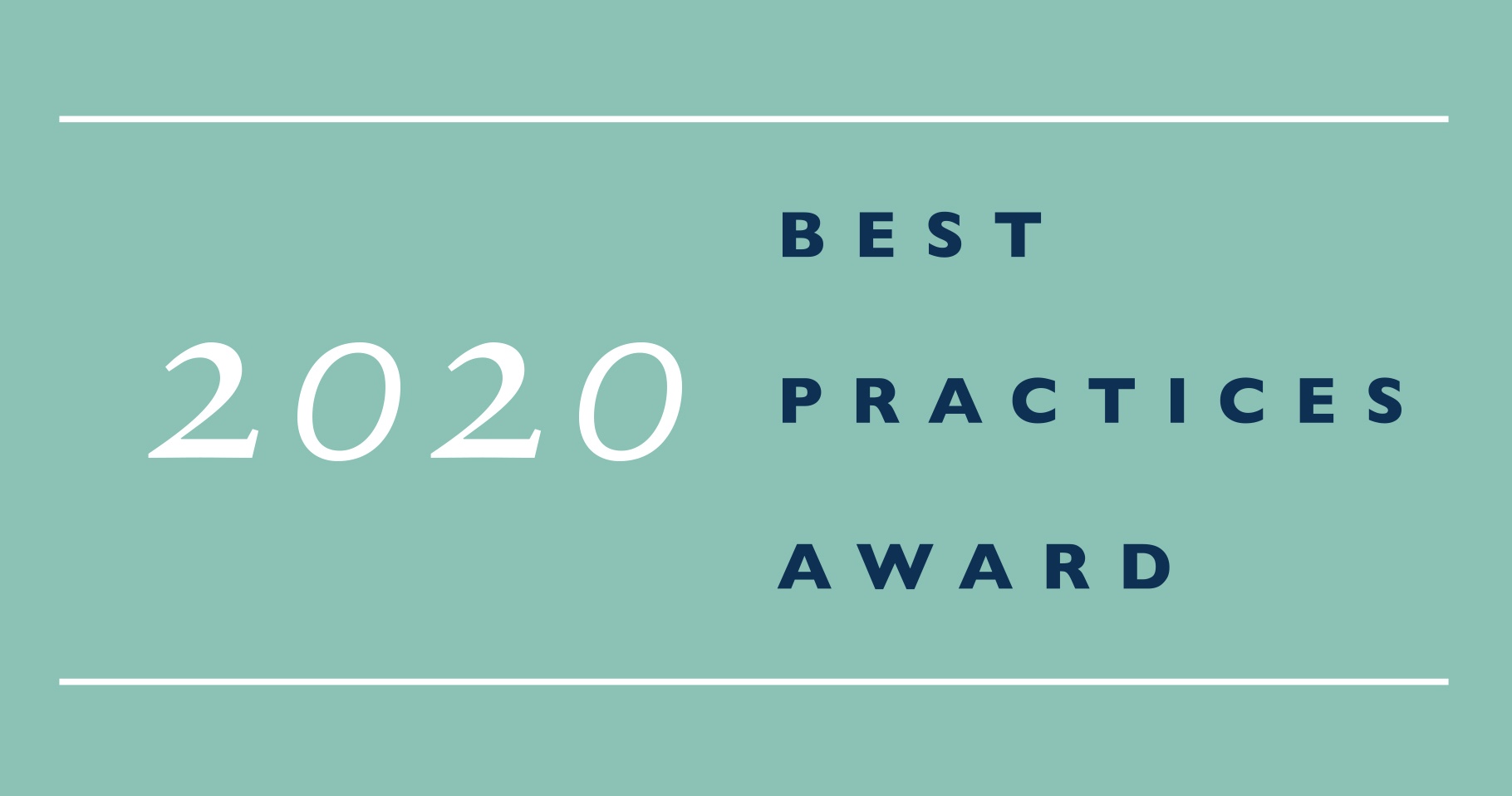2020 Best Practices Award