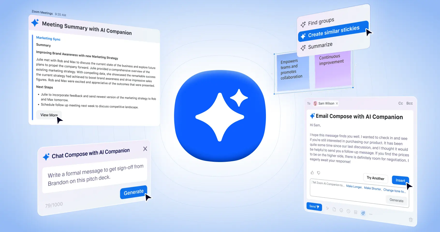 Ecco come Zoom AI Companion può aiutarti a riconquistare la giornata lavorativa
