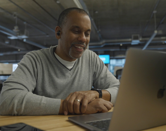 Man at computer